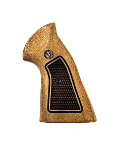 Empunhadura em Madeira Modelo Classic Rossi RM66 e RM64 Logo Rossi - MBT