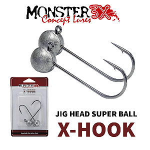 Anzol Jighead Super Ball 3/0 9gr - 02un - Monster 3X