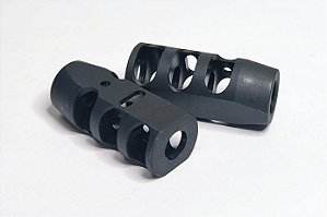 COMPENSADOR  Oblongo em Aço com Contra Porca 5,56 / .223 - Rosca 1/2"x28 - SEA