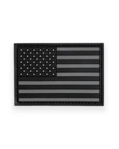Patch Emborrachada Bandeira EUA Preto - Invictus