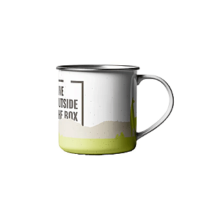 Caneca de Aço Esmaltado 300ml Montanha - Hawapi
