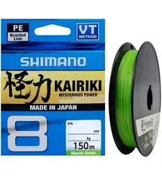 Linha Multi Kairiki 8 PE - Verde - Shimano