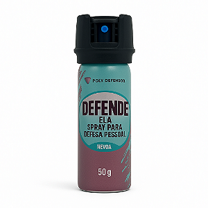 Spray para defesa pessoal tipo nevoa ela - Poly defensor
