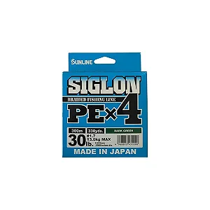 Linha Siglon PE X4 Verde  - Sunline