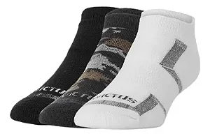 Kit Meia Tática Invictus Tech Preto / Branco - Tamanho 36-40