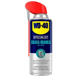 Spray Multiuso WD-40 Graxa Branca de Litio Aerossol 400ml