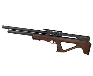 Carabina de Pressão PCP R35 Bullpup Madeira 6,35mm + Bomba + canivete + Alvo - Rossi