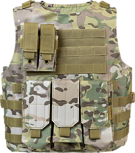 Colete Tático Modular Armor - Multicam - Rossi