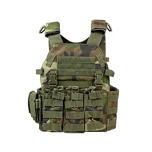 Colete Tático Modular Plate - Woodland - Rossi