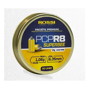 Chumbinho Premium Superbee R8 6,35mm - 50un - Rossi