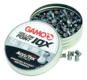 Chumbinho Gamo Hollow Point 10x Accu Tek Series 250 - 5,5mm (250un)