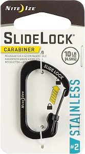 Mosquetão Slidelock 2 em Aço Inox CSL2-01-R6 - Nite Ize