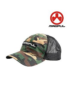 Boné Wordmark Garment Washed Trucker - Magpul