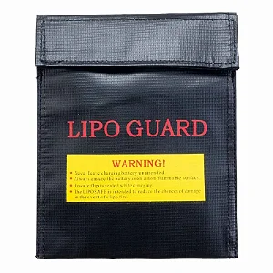 Capa Protetora FJA-300 p/ Bateira Lipo 22,5x18 cm-Preto - Feasso