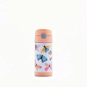 Garrafa Térmica Thermos Funtainer F401 Borboletas e Mariposas - 355ml