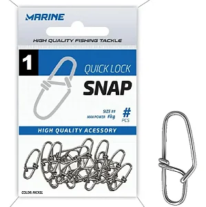 Snap Quick Lock CT c/20 un. (Nickel) - Marine Sports