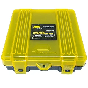 Caixa Plano (1224-00) P/ 100 Balas Calibre 9mm=-Cor Amarelo/Preto
