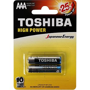 Pilha AAA 2 Palito com 2 unidades - Toshiba