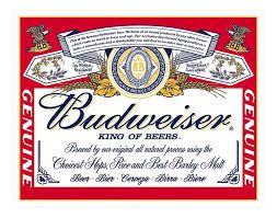 Placa Metálica Decorativa Budweiser