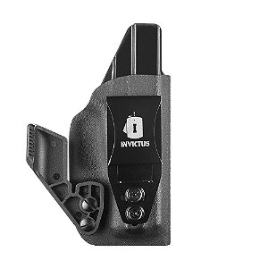 COLDRE IWB KYDEX GLOCK SUBCOMPACT DESTRO PRETO - INVICTUS