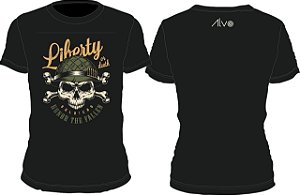 CAMISETA LIBERTY - ALVO ESPORTES - PRETA