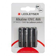 Pilha alcalina AAA 1,5v blister com 4 unidades - Ledlenser