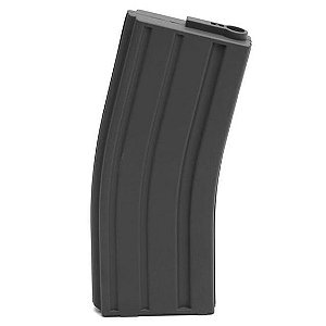 Magazine Midcap (mid cap) M4/M16 preto - 140BBs - Rossi