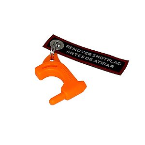 Shotflag SF laranja para pistolas e carabinas .22lr - Shotgun