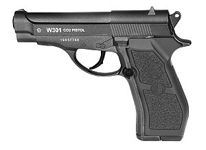 Pistola de Pressão W301 FULL METAL CO2 Wingun - 4,5mm