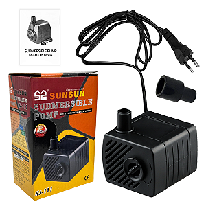 Bomba Submersa Sunsun Hj-111 200l/h Para Aquários 220v