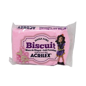 Massa de Biscuit Acrilex Rosa - 90g