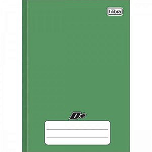 Caderno Brochura Capa Dura D+ 48 Folhas Verde Tilibra