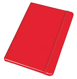 Caderneta de anotações G 12,5x17,2 C/ pauta 80 Folhas Vermelho Zamberetti