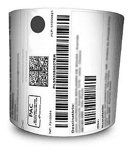 Rolo de Etiquetas Couchê - 100x150mm 250 Etiquetas