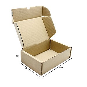 Caixa De Papelão Montável - Embalagens 16x11x05cm