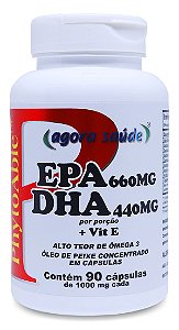 Ômega 3 1000mg (EPA 660mg DHA 440mg com Vitamina E) - 90 cápsulas