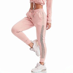 Calça Jogger Outdoor On Rosa CAJUBRASIL