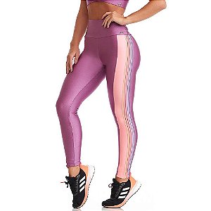 Calça Legging Glow Push UP Lilás M CAJUBRASIL - Roxo