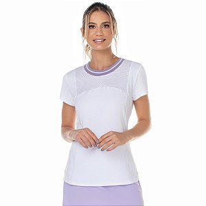 Blusa Feminina T-Shirt Laufen Retilínea Branca ZERO AÇUCAR