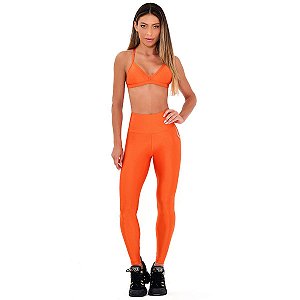 Top New Mila Laranja - Lame Sports - Moda Fitness