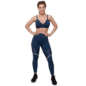 Conjunto Top e Legging Atlanta Bolso e Tela Preto CAJUBRASIL - Euforia -  Moda Fitness e Praia