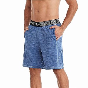Bermuda Fitness Masculina Sport Azul CAJUBRASIL