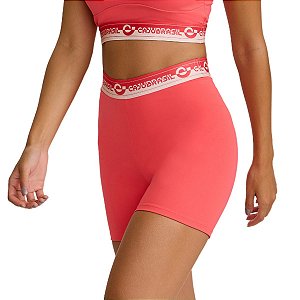 Short Nakay com Elástico 18070 Coral Flamingo CAJUBRASIL