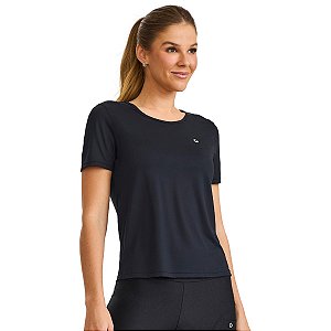 Blusa Ultra com Silk Preta CAJUBRASIL