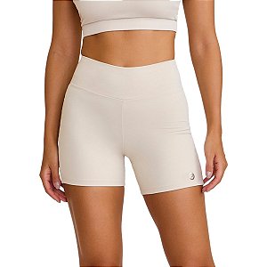 Short Pro com Bolso de Tule Off White CAJUBRASIL