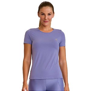 Blusa UV Alongada Lilás Alfazema CAJUBRASIL