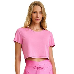 Cropped SB Costas Respiráveis Rosa Milkshake CAJUBRASIL