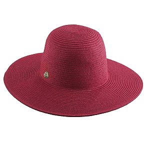 Chapéu Aba Longa Oval Vermelho MANLY