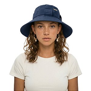 Chapéu UV Proteção Solar Azul Marinho BLUEMAN