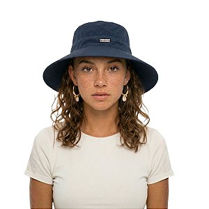 Chapéu Guana UV Proteção Solar Azul Marinho BLUEMAN